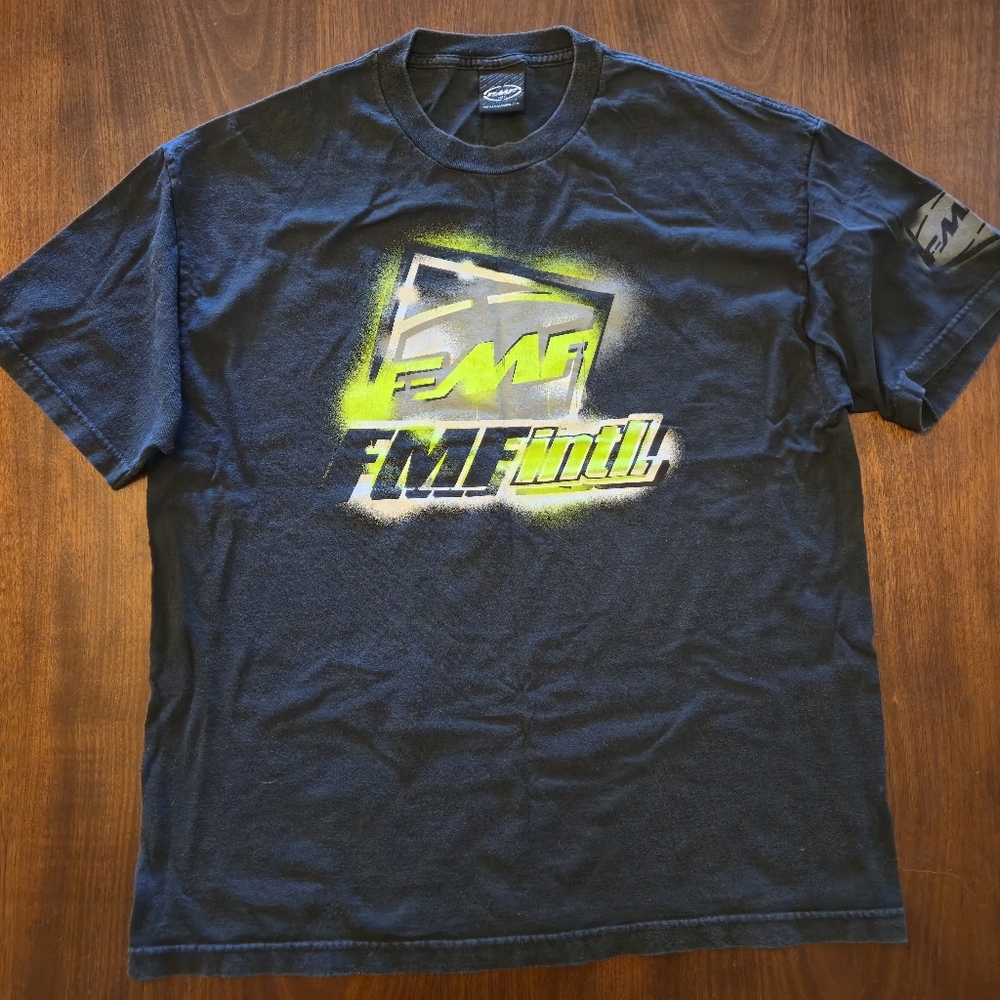 Vintage 90's FMF INTL. Flying Machine Factory Graphic Tee Size Extra Large